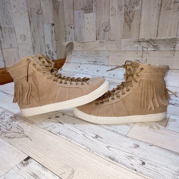 Guilty Soles Eliza Tan Fringe High-tops - Picture 3 of 6